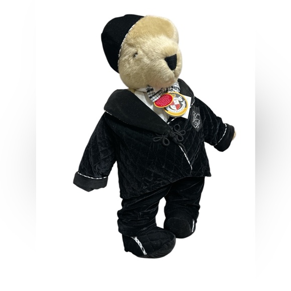 386. Vander Bear Cornelius velvet tuxedo stuffed animal bear